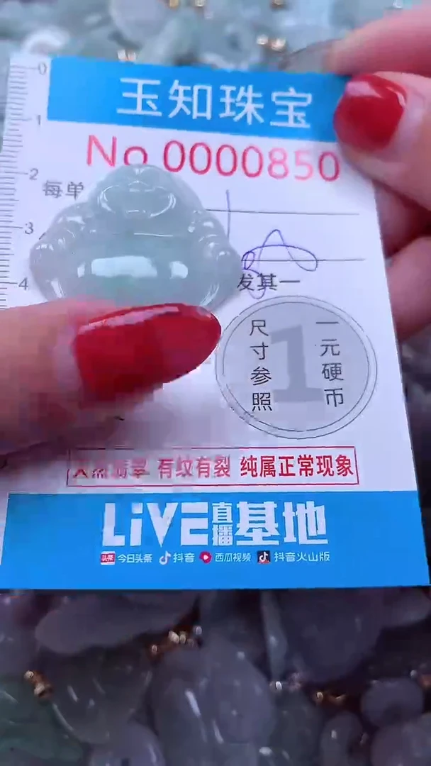 吊坠(不含链)未镶嵌翡翠850