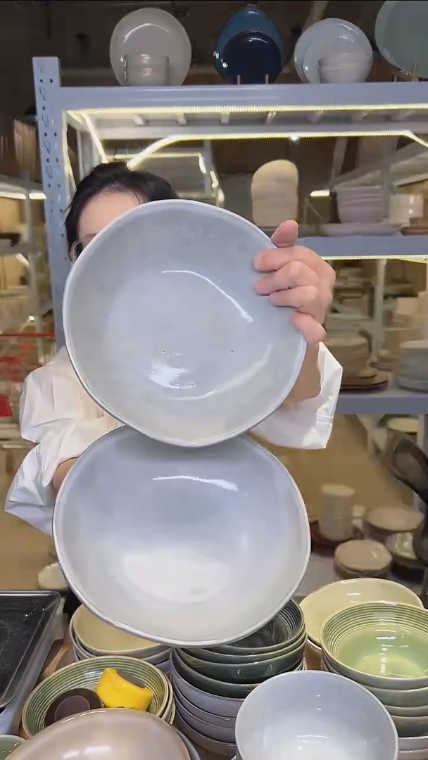 瓷138外贸尾货高温釉下彩陶瓷餐具默认微瑕