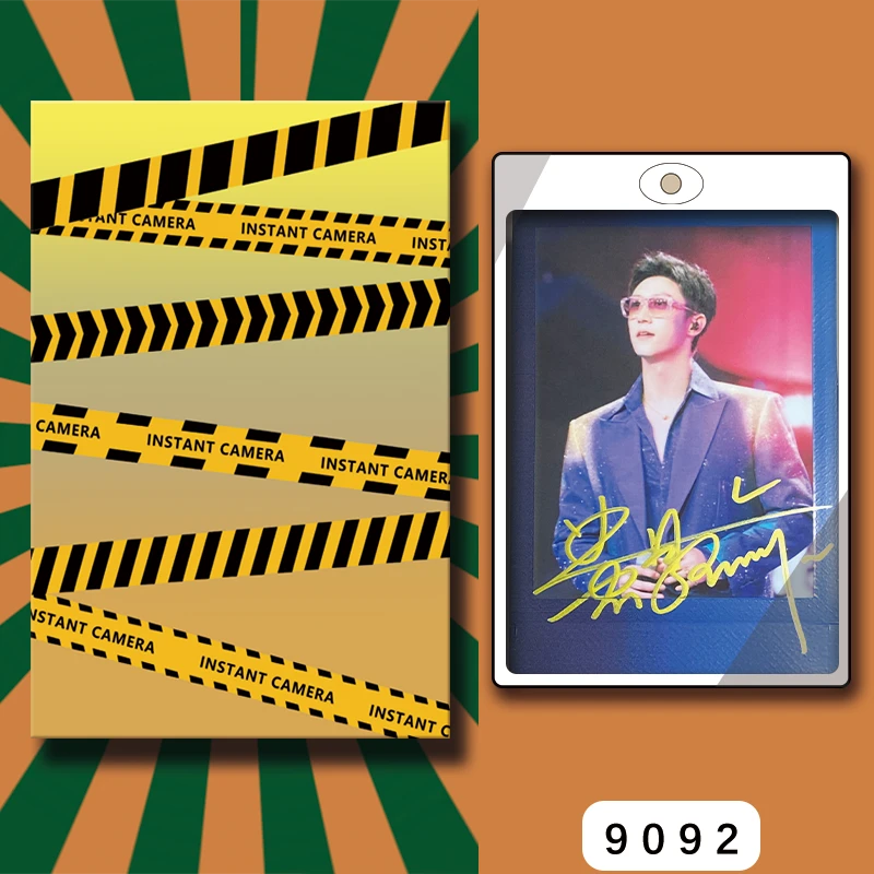 D9092【黄景瑜】 正品拍立得照片 渐变