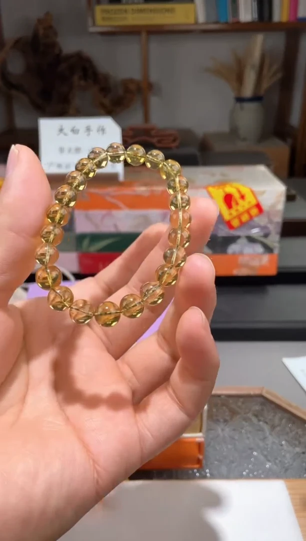 琥珀颈饰未镶嵌8+蓝珀底花珀单圈手串【多样性发货其中一条】