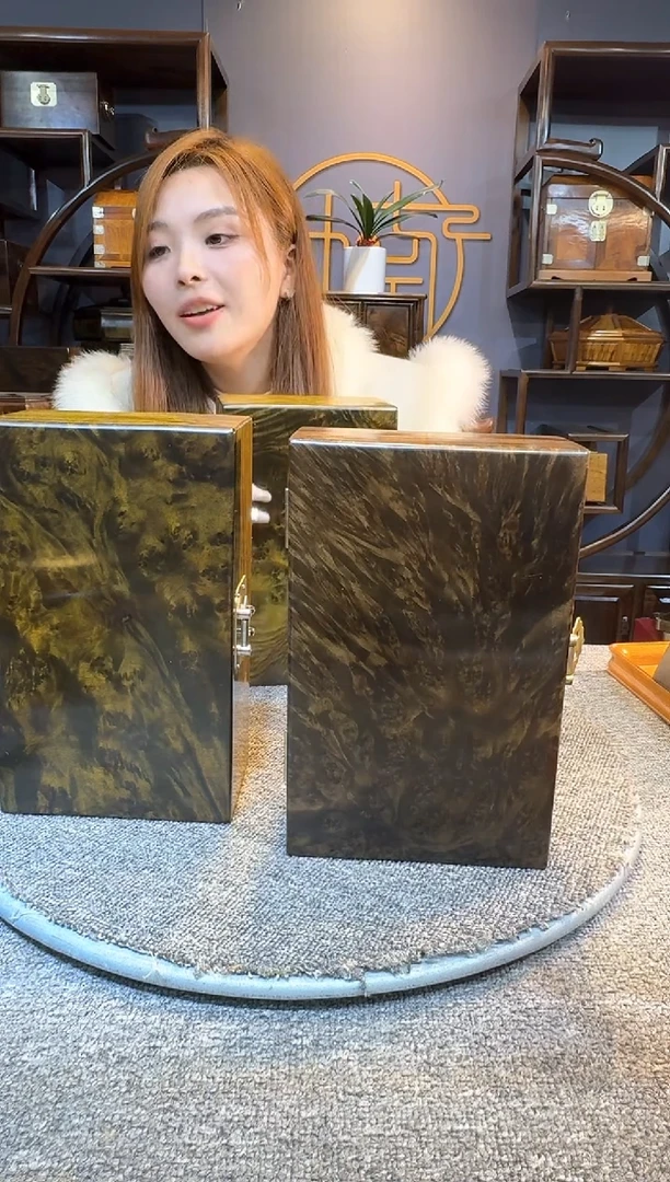 【闪购商品】乌木类成套家具阴沉首饰盒Y11