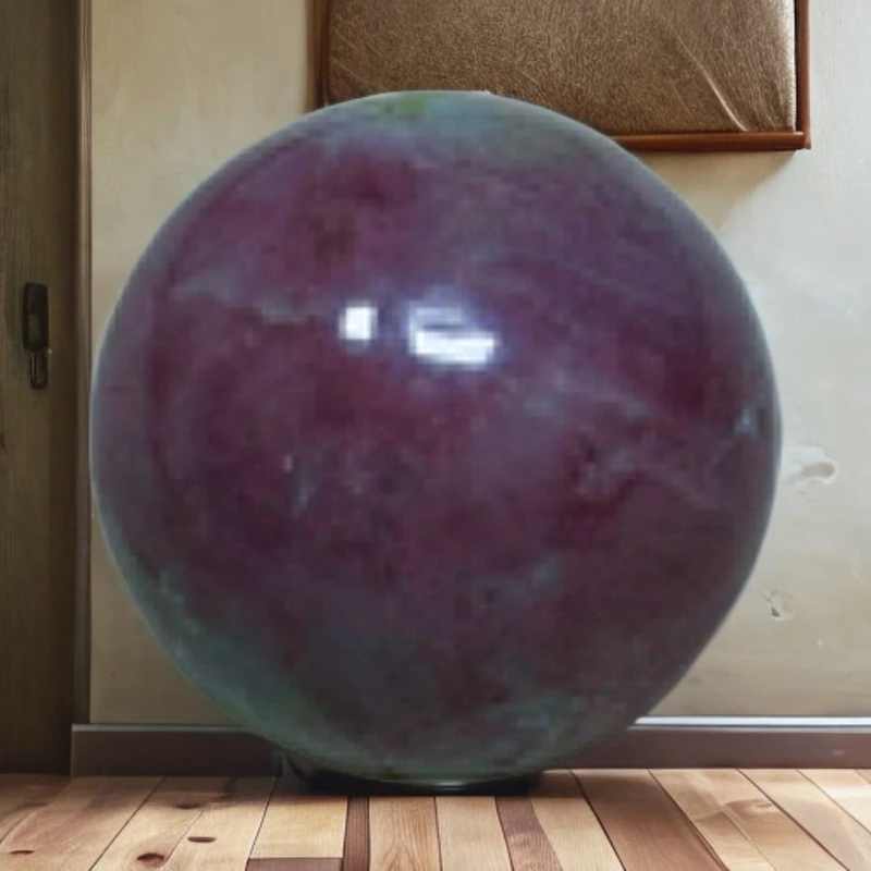 原矿高瓷樱花粉圆珠绿松石特色