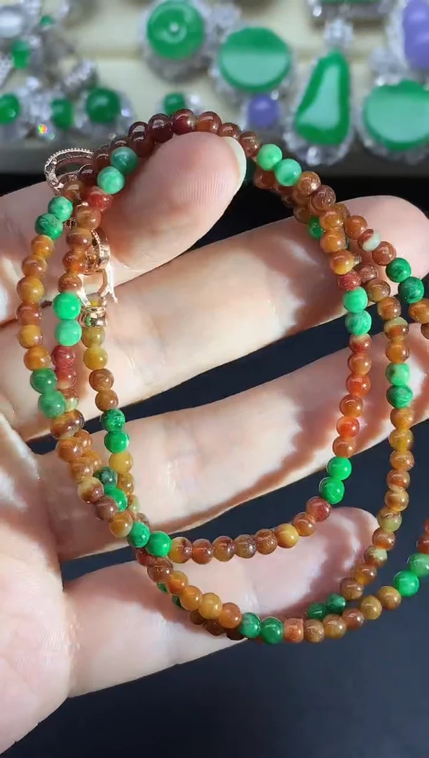 颈饰未镶嵌翡翠367-中国好珍宝