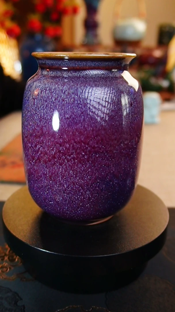 【闪购商品】瓷片134 梦幻星  花瓶  何