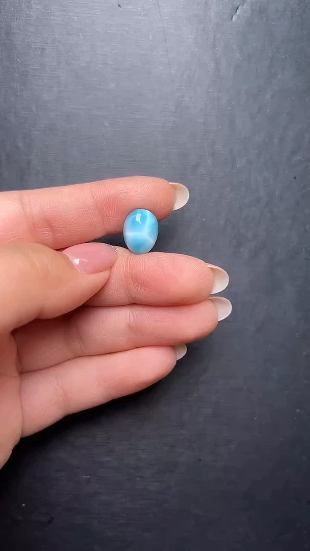 未镶嵌针钠钙石（海纹石）戒指海纹石戒面 JP57269