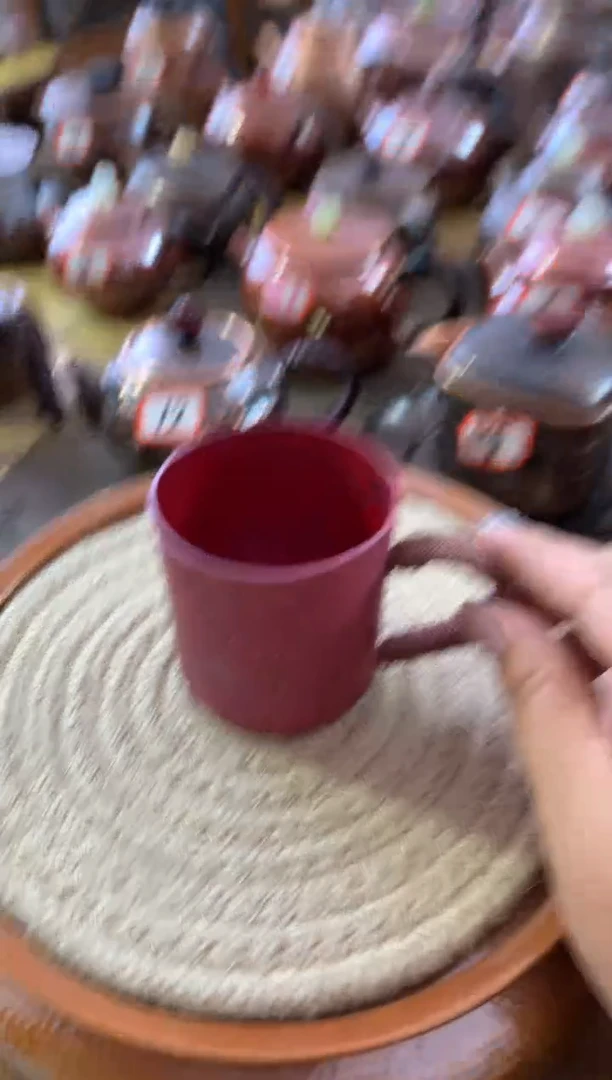 金属纯紫铜火烧红大号主人杯