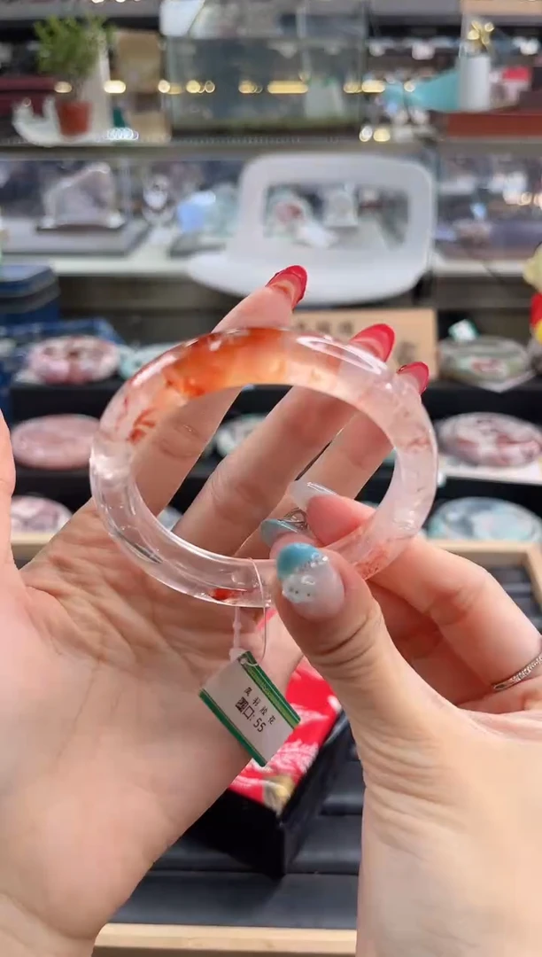 未镶嵌手镯水晶55圈口366445