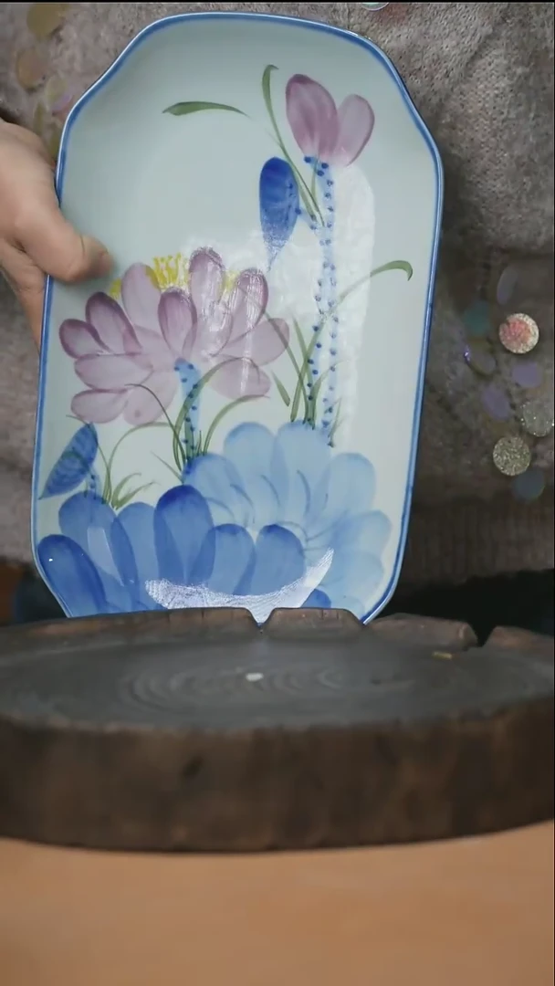 【闪购商品】瓶景德镇手工手绘餐具D0995