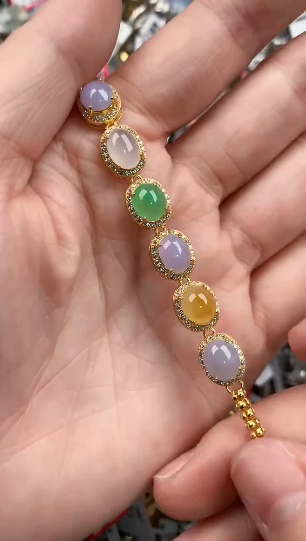 银S925镶嵌戒指翡翠333           7