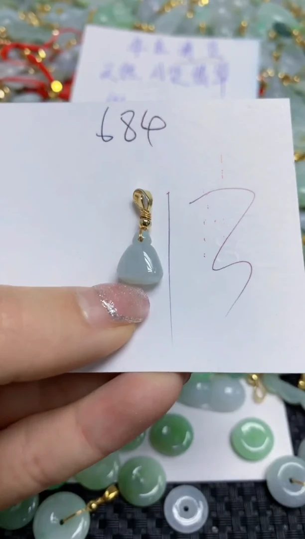 【闪购商品】翡翠颈饰合金天然A货翡翠