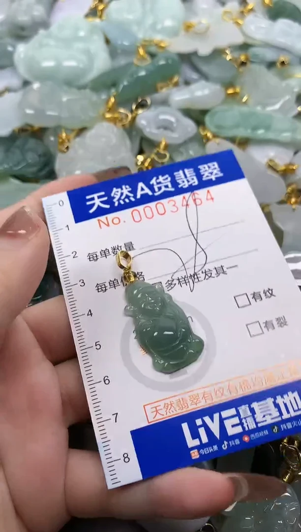 翡翠未镶嵌颈饰天然A货翡翠