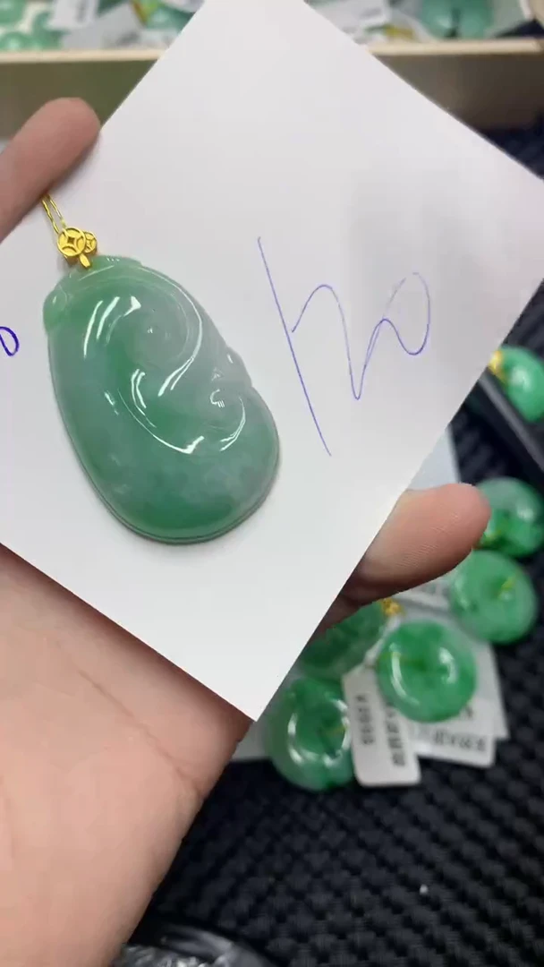 颈饰未镶嵌翡翠缅甸A货翡翠