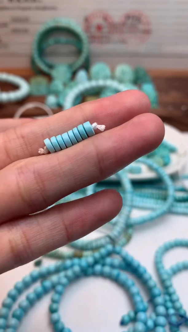 未镶嵌绿松石直切直切