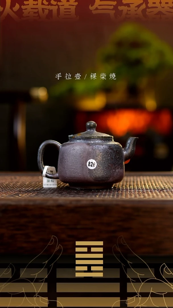 夸烧柴烧墨林壶826