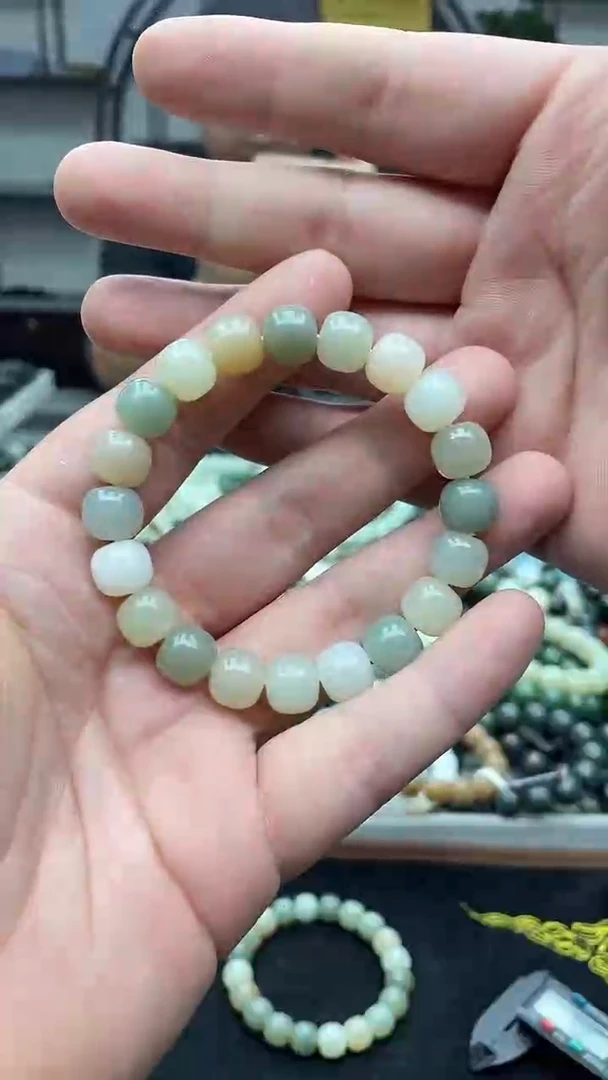 未镶嵌手串和田玉新疆且末多宝11