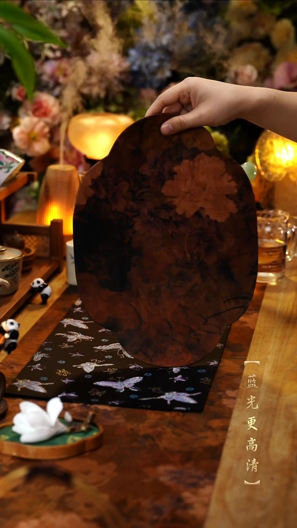 【闪购商品】棱织布艺茶席海棠花影