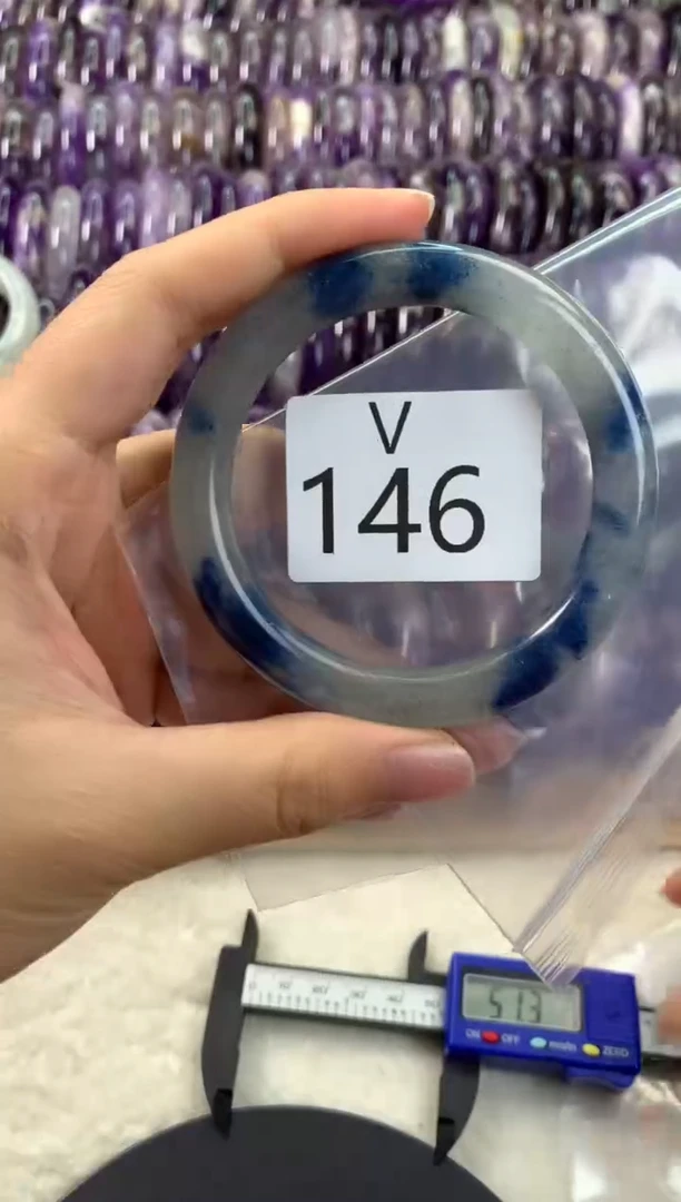 【闪购商品】水晶水晶手镯V未镶嵌146-55