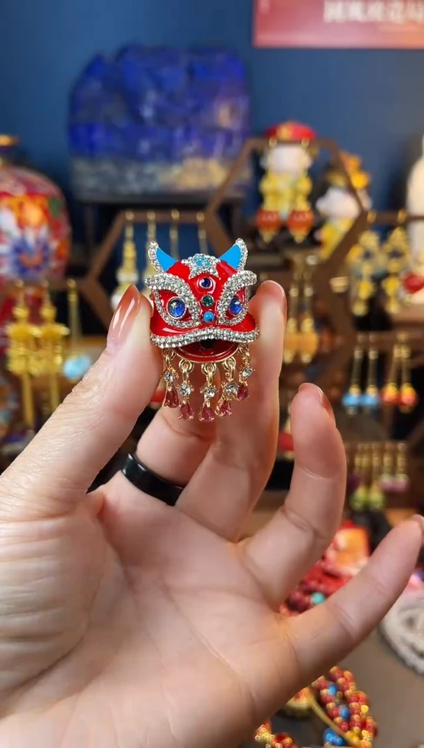 【闪购商品】382号珐琅景泰蓝胸针