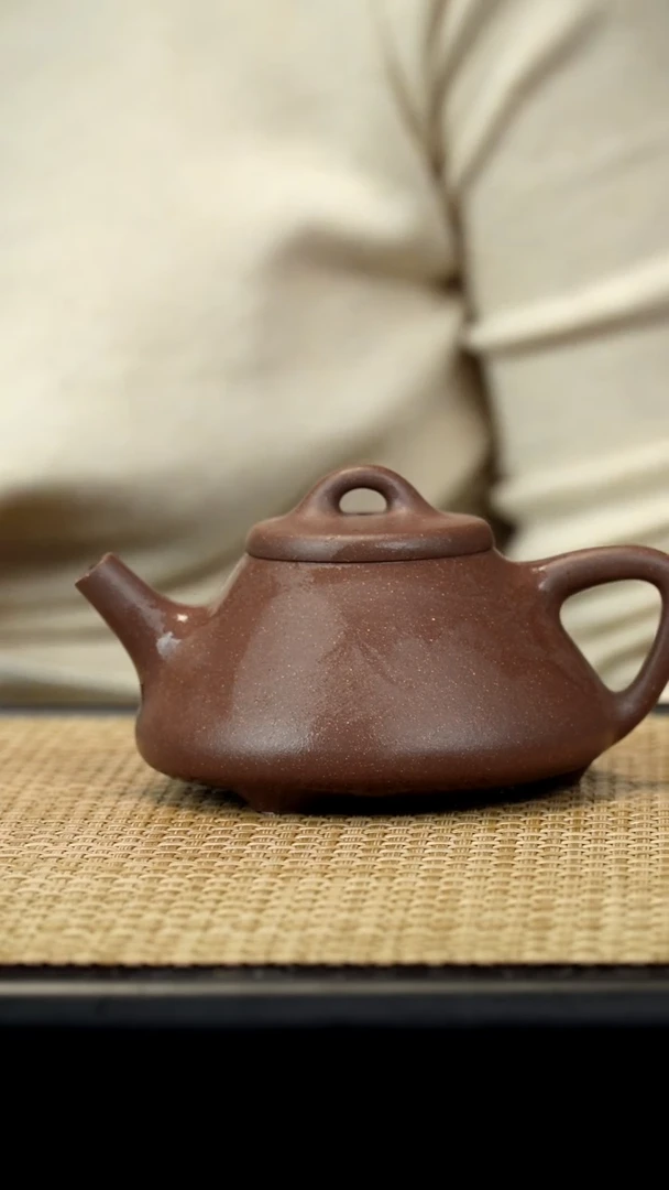 【闪购商品】紫砂茶壶天青子冶石瓢190c