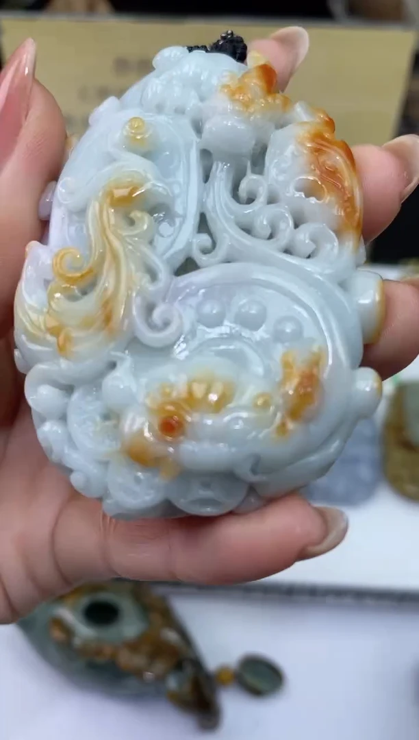 颈饰未镶嵌翡翠41583