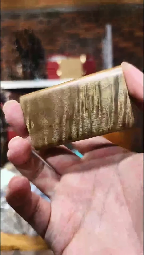 金丝楠无事牌手把件