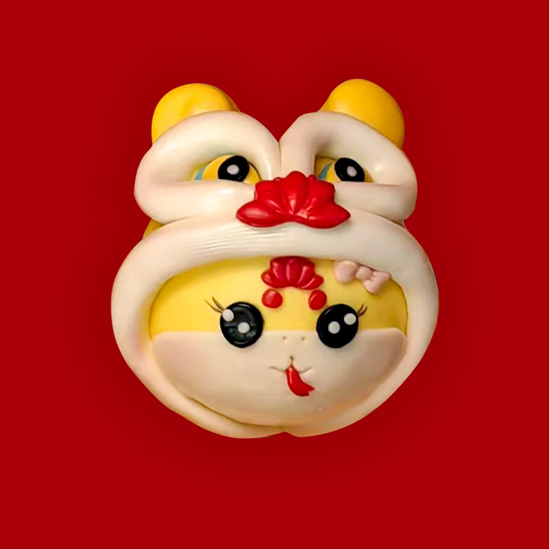 【年货】胶东花饽饽 蛇年 手工花馍馍大馒头蔬菜汁本色节日礼品