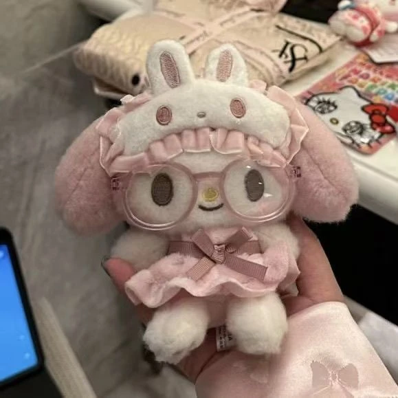 美乐蒂包挂件HelloKitty公仔睡衣眼罩挂饰三丽鸥凯蒂猫钥匙扣gh