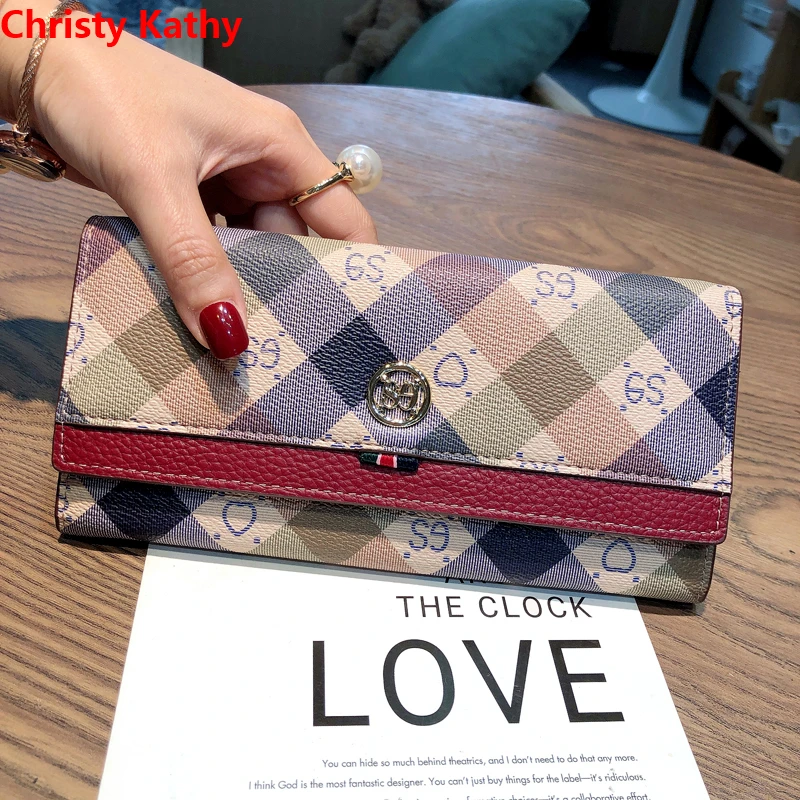 ChristyKathy2025新款女包高档手拿包零钱夹皮夹简约大气时尚卡包
