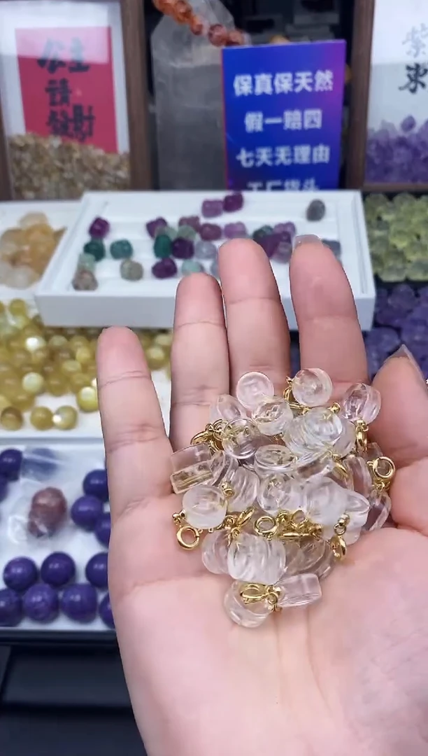 【闪购商品】水晶颈饰未镶嵌123a多样性发其一/2.18/1个