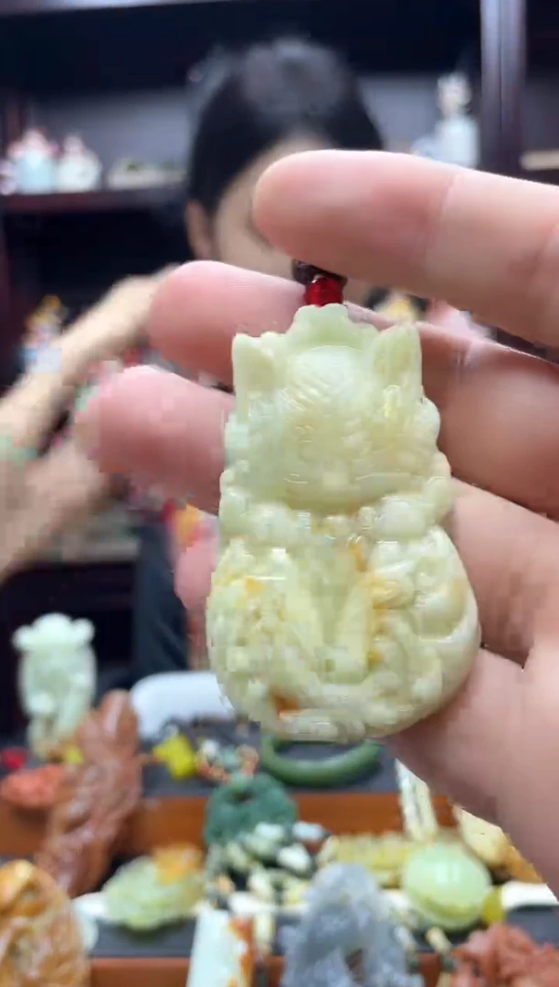 未镶嵌岫玉吊坠·多样性发货*拍一发一