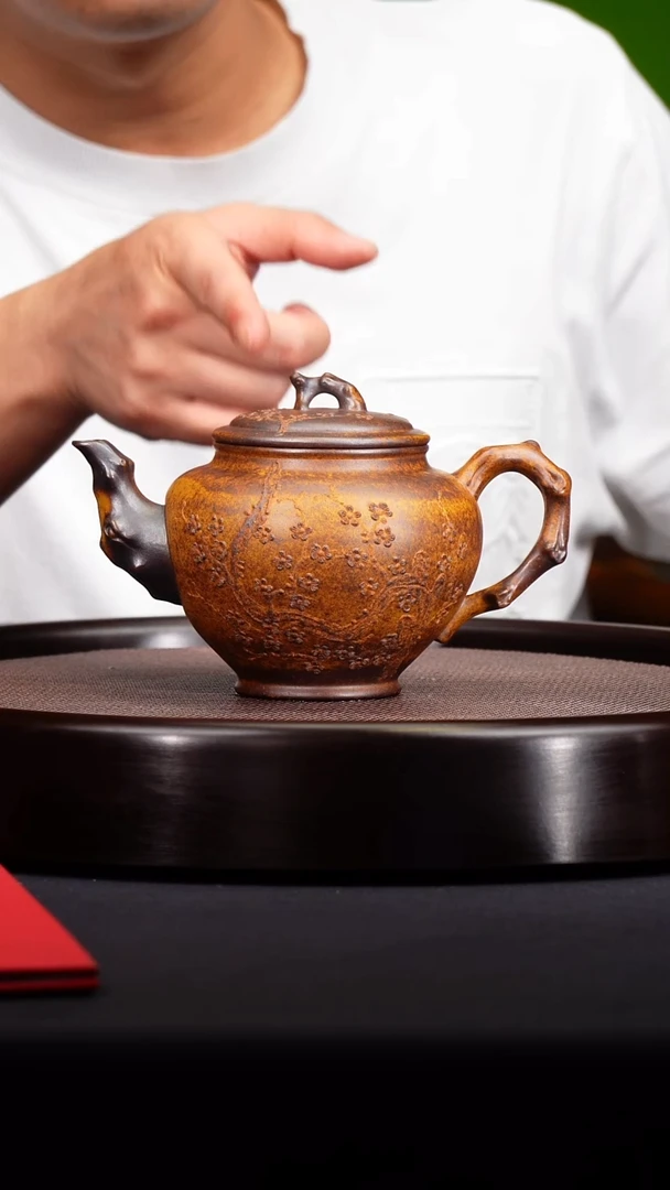 茶壶紫砂  宜兴紫砂原矿壶