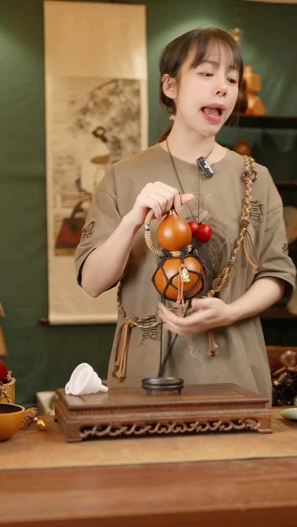 128号精品天然大漆酒葫芦一物一拍~