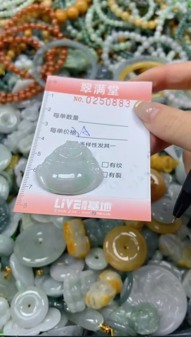 未镶嵌挂件翡翠闪购0250883