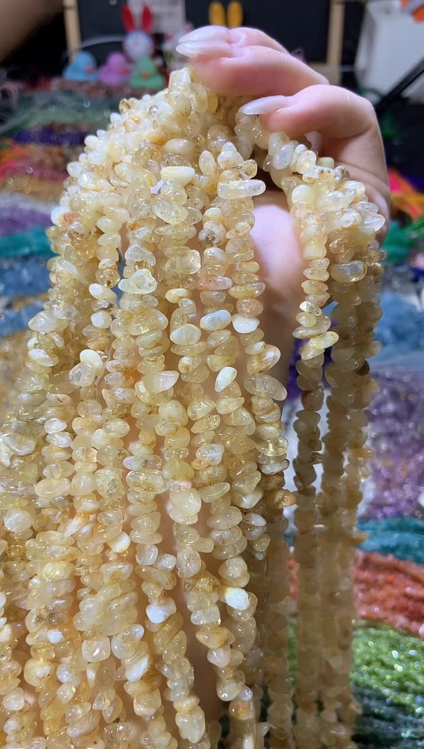 水晶珠宝半成品未镶嵌黄塔晶