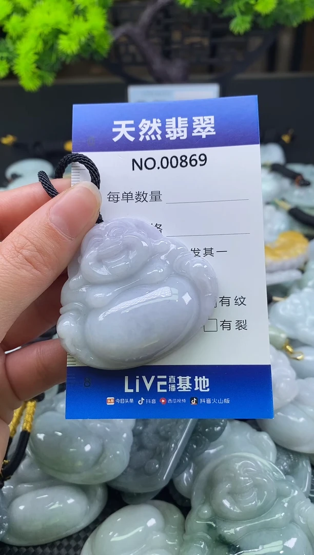 颈饰未镶嵌翡翠天然缅甸翡翠869