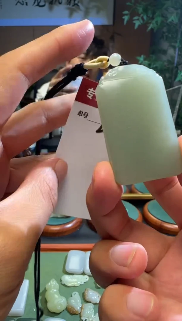 和田玉未镶嵌挂件29