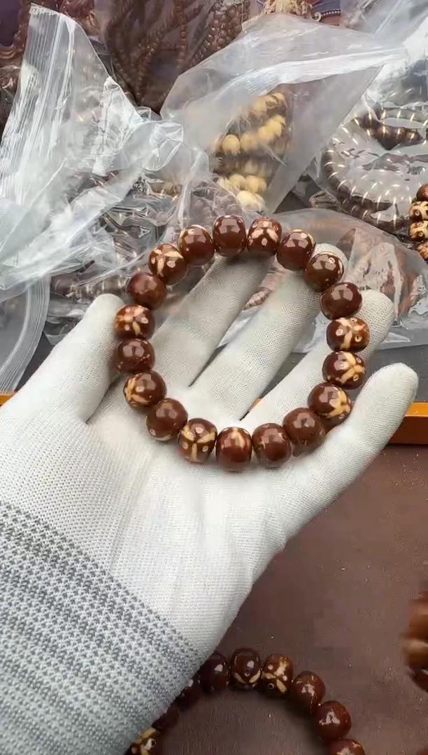 手串紫金鼠30号半实心