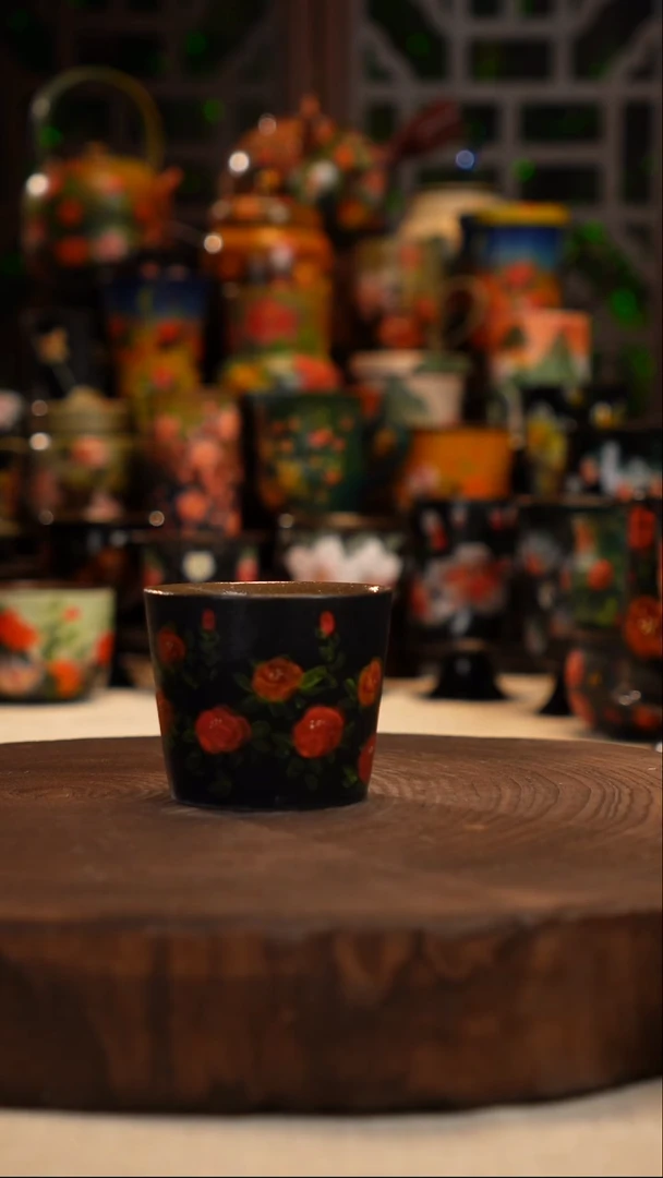 油画   釉下彩    杯子