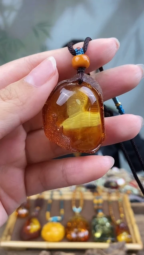 未镶嵌琥珀裸石 基地发货 一物一证 顺丰包邮