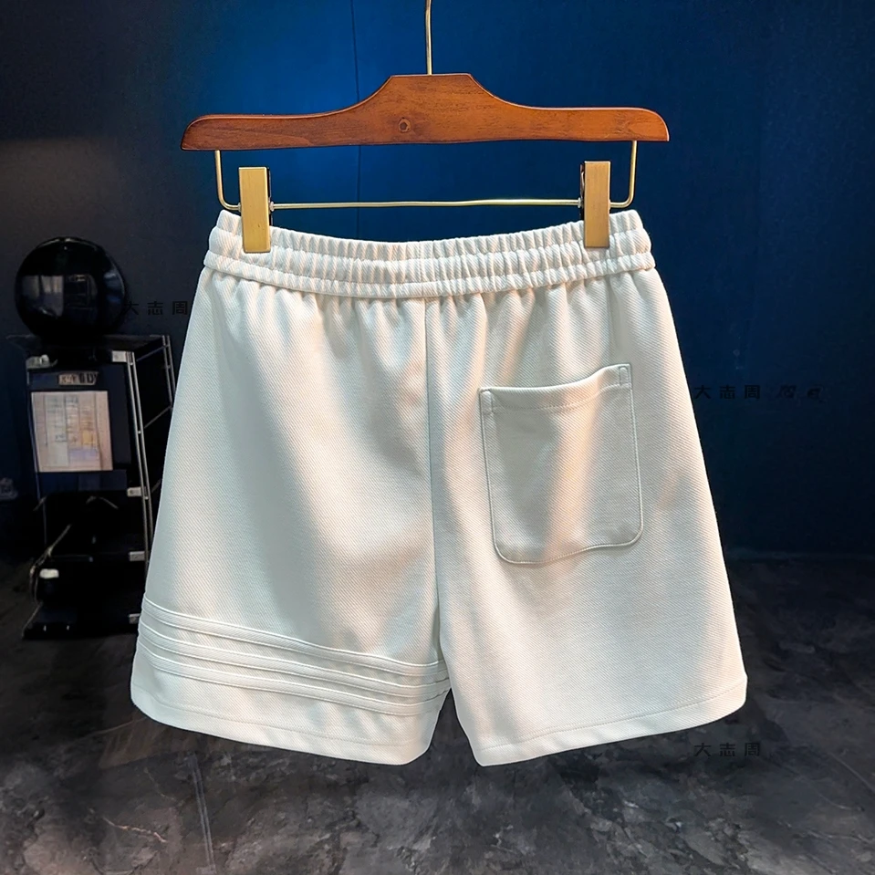 泰维肯戈夏季新款男士宽松五分裤运动休闲短裤卫裤松紧腰中裤