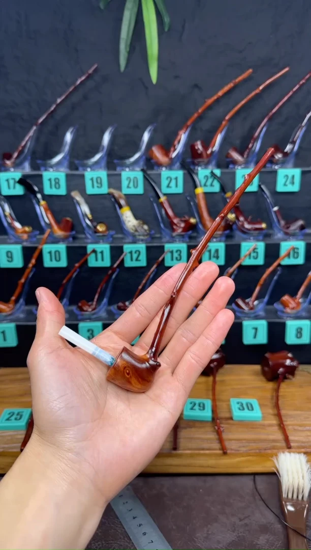 一物一图檬子木手工香烟嘴