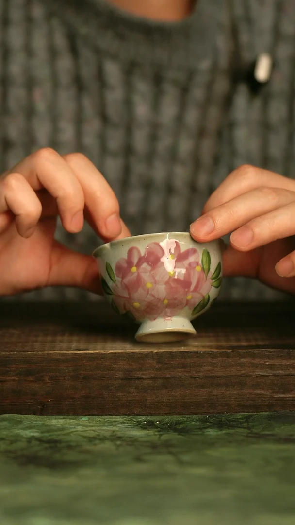 釉下彩手工手绘瓷器青诗集手工手绘瓷器