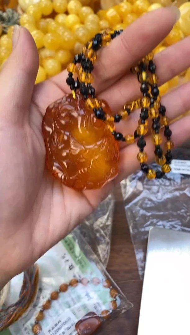 裸石琥珀未镶嵌天然琥珀蜜蜡