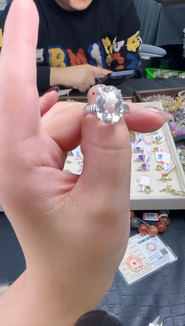 未镶嵌戒指水晶戒指991