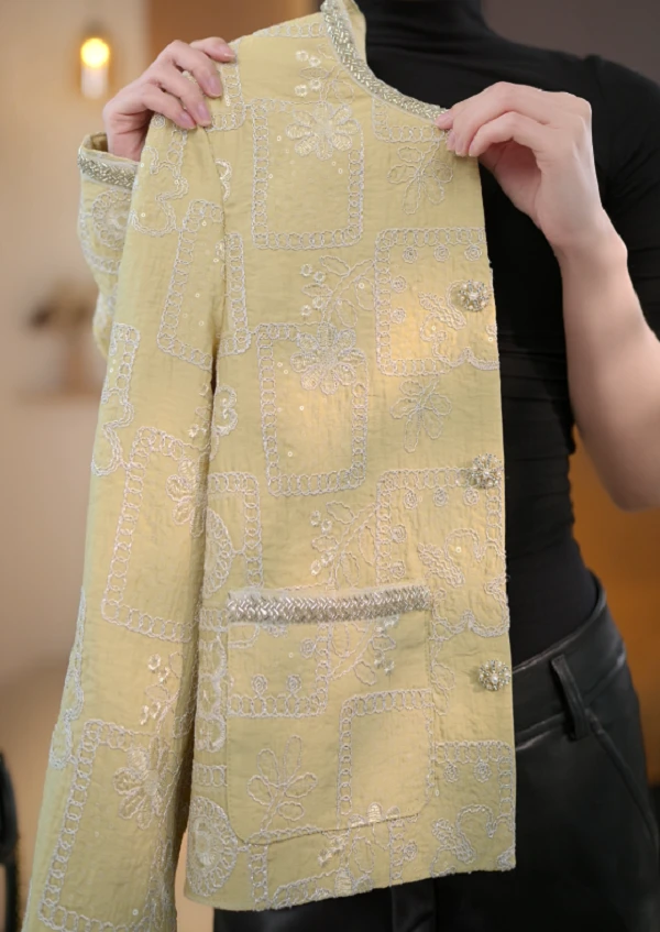 【AL】2025春季新款清新气质时尚百搭高级感新中式外套