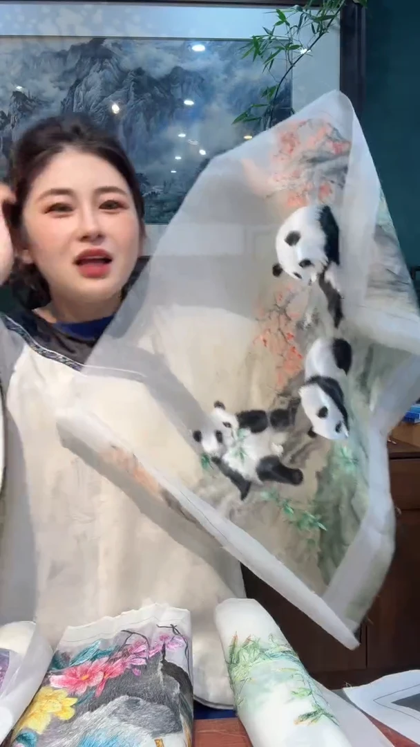 刺绣非遗苏绣手工刺绣单面绣