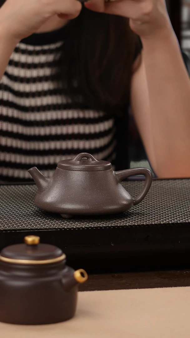 茶壶紫砂大水潭天青泥纳瓢160cc