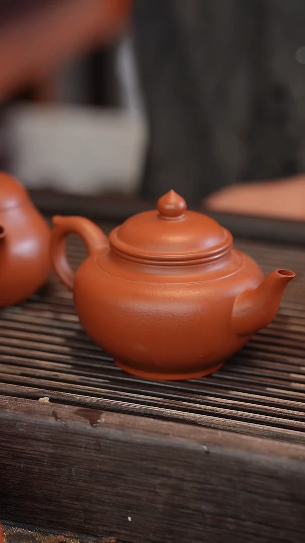 茶壶紫砂花*栗全手