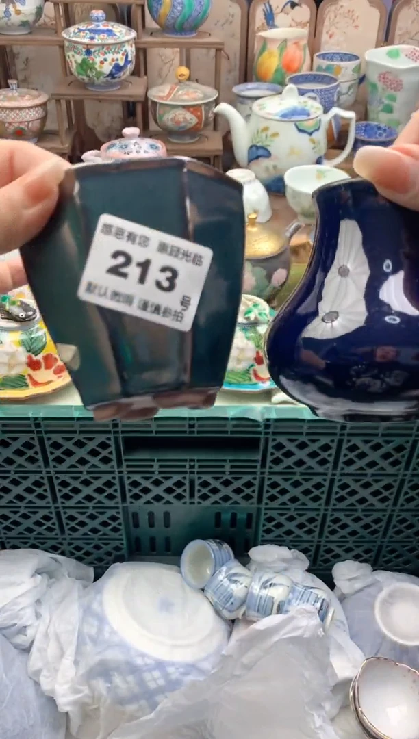 瓷片晓*姐213号九姑娘工艺品瓷器