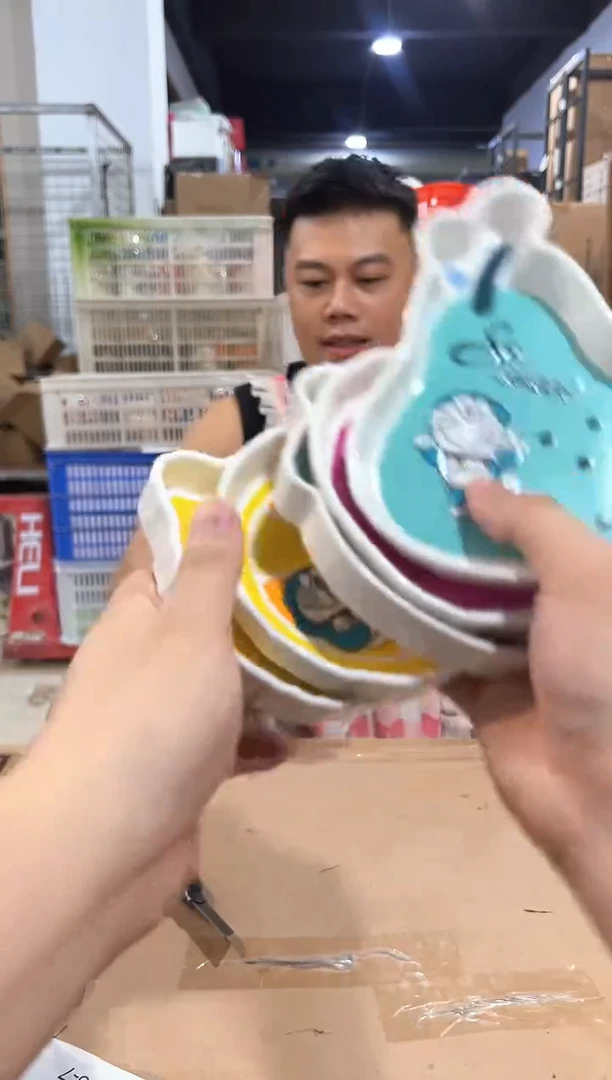 瓷片叮当猫水果盘5件套